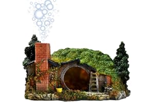 fazhongfa Aquarium Decorations Castle Fish Tank Décor Thematic Ornaments (Hobbit-L)