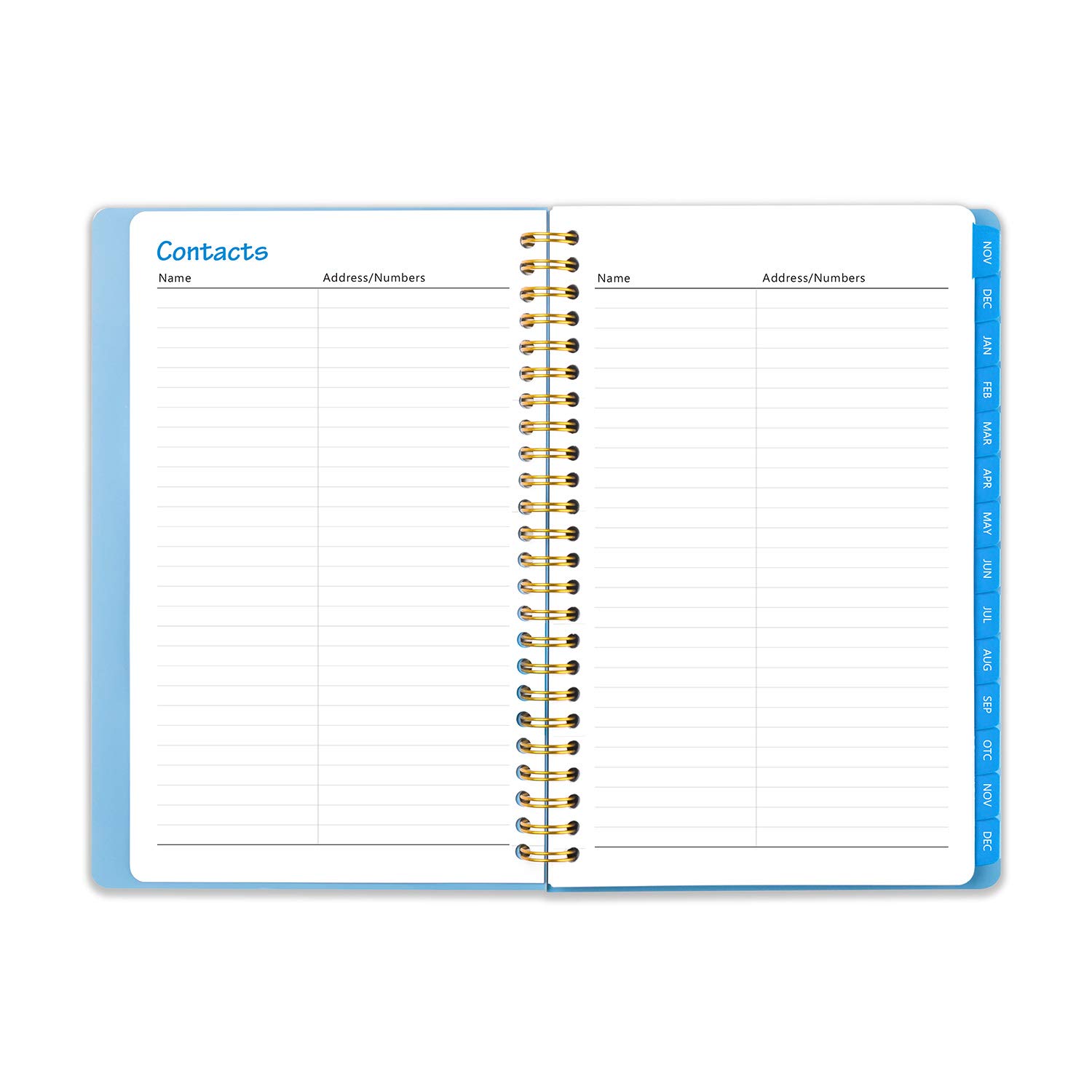 2019 Weekly Planner (Nov 2018 –Dec 2019) Hardcover Daily Monthly Yearly Calendar Schedule Notebook and Organizer, 5.5 x 8”
