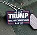U-LIAN Tactical Morale Patch Trump Make America Great Again Patch Embroidered Hook Loop Fastener Backing Emblem Navy Blue