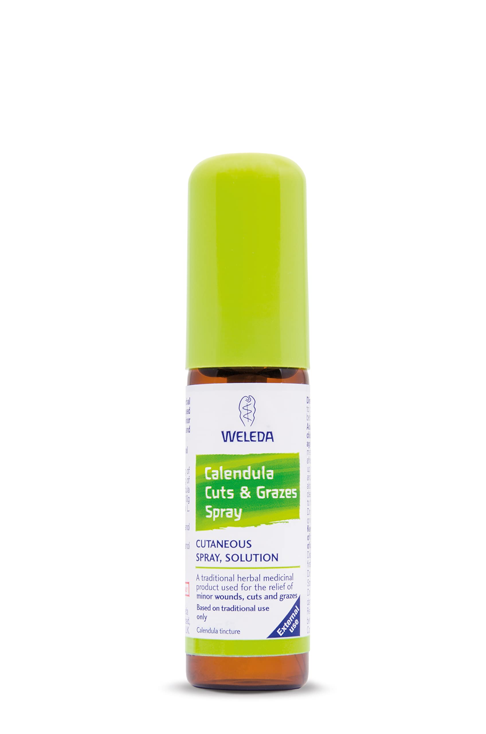 Weleda Cuts and Grazes Spray with Calendula, Minor Wounds, Cuts & Grazes, Naturally Antiseptic, Traditional Remedy, 20ml