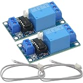 2pcs 1 Channel DC 12V Latching Relay Module with Touch Bistable Switch One Channel Relay Switch