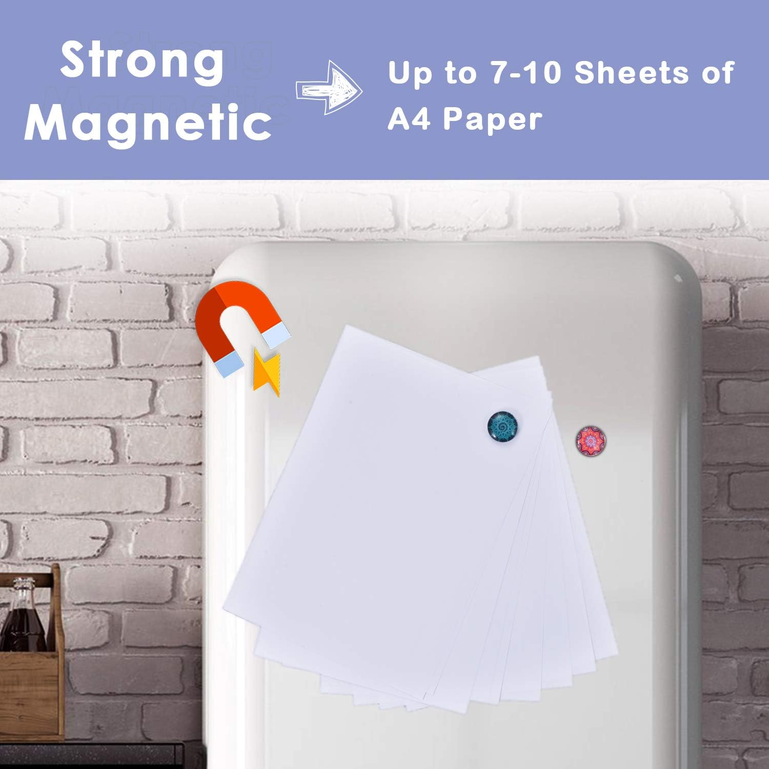 pizarra blanca imanes para nevera con patrones de mandala para dibujo