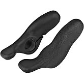 UPANBIKE Bike Bar Ends Bicycle Ergonomic Antislip Handlebar Ends | for MTB Mountain City Bike,fit 22.2mm Clamp,One Pair,light weight