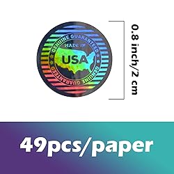 320pcs Hologram Tamer Proof Stickers Genuine high