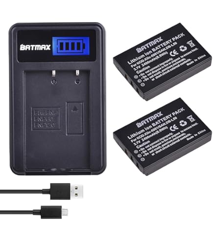 Norifon KLIC-8000 USB Charger for Kodak EasyShare Z1012 is, Z1015 is, Z1085 is, Z1485 is, Z612, Z712 is, Z812 is Zoom, Z8612 is, Z885, Zx1 Camera and More
