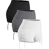 CADMUS Athletic Booty Shorts for Women 3 Pack High Waisted Workout Pro