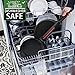 PRANZOELITE 2-Piece Nonstick 8 inch & 11Inch Frying Pan Set/Induction Frying Pans/Skillet Pan Set, Cookware Pan,Dishwasher Safe,BlacK