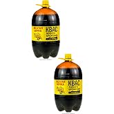RODEO FOOD Yellow Barrel Kvass 2.5L (2Pack) - Authentic Russian Fermented Cereal-Based Beverage - Refreshing &amp; Nutritious Traditional Drink