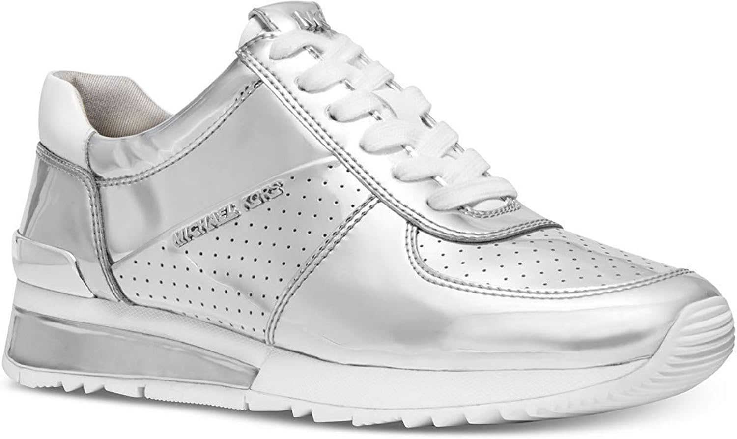 michael kors trainers silver