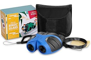 JRD&BS WINL Binocular Toys for Kids, Compact 8X21 Binocular Toys Teen Boy Birthday Presents Gifts Boys Toys for 3-12 Year Old
