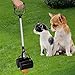 Eogro Dog Pooper Scooper,Dog Waste Scooper Sanitary Pick Up Poop Scoop Remover Tool with One Long Handle Comfortable Grip