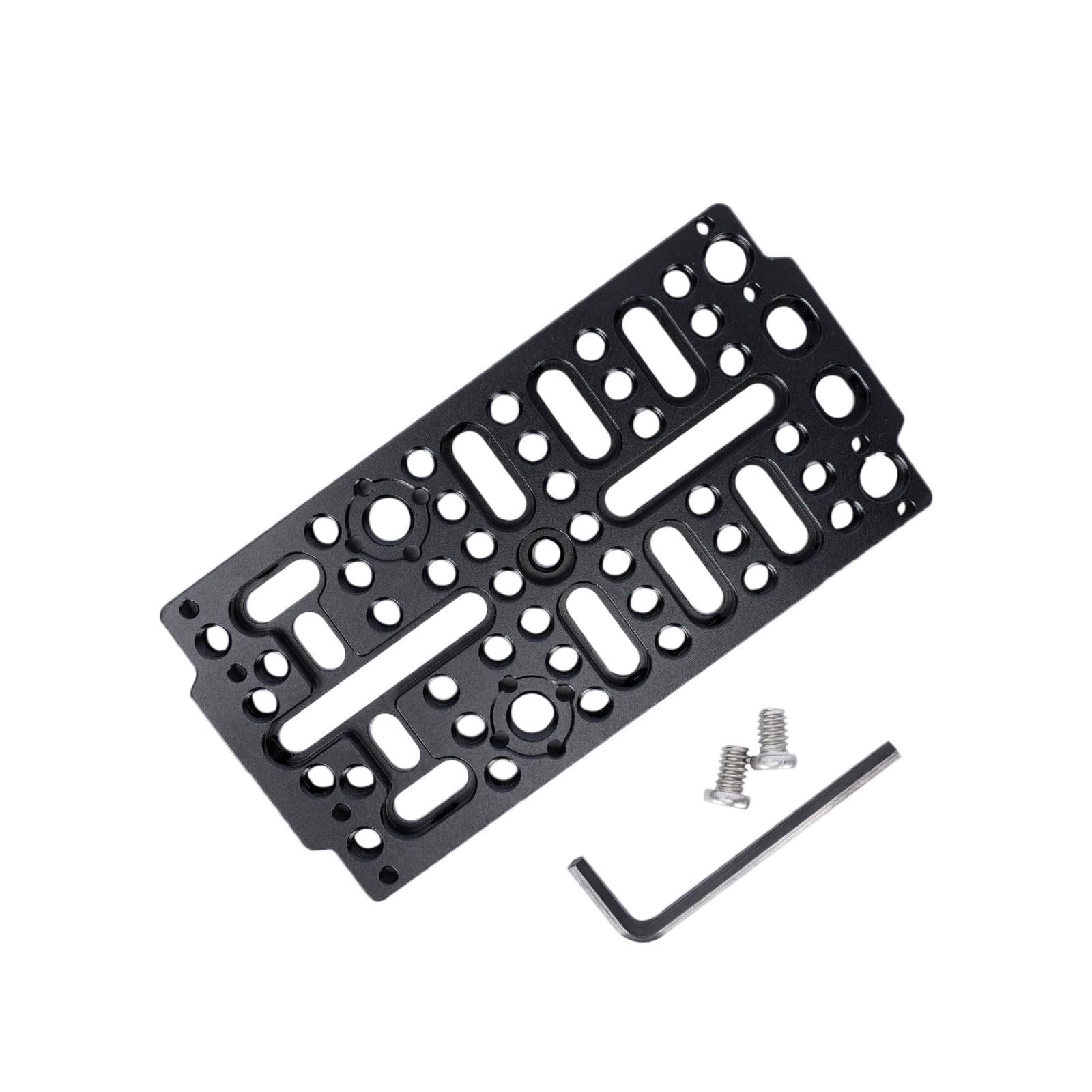 NICEYRIG Camera Cheese Easy Plate,Camera Cheese Mounting Plate, Top Baseplate Tripod Mount with Arri Locating Holes for DSLR Rail System,Applicable Railblocks, Dovetails, Short Rods