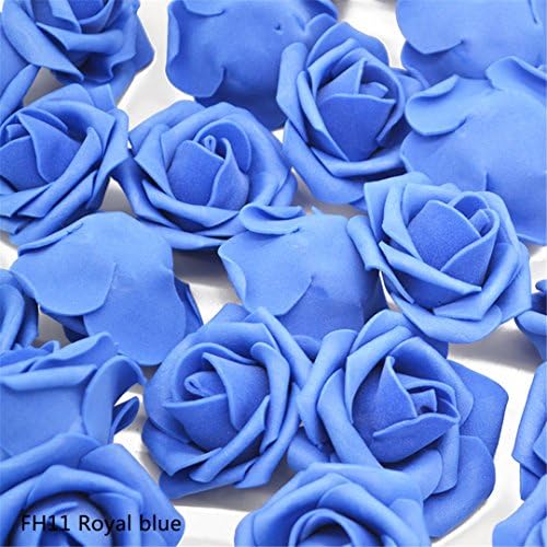 4Cm 30PCS/Lot Big PE Foam Rose Artificial Flower Head Home Wedding Decoration DIY Scrapbooking Wreath Fake Decorative Rose 65Z 30Pcs FH11