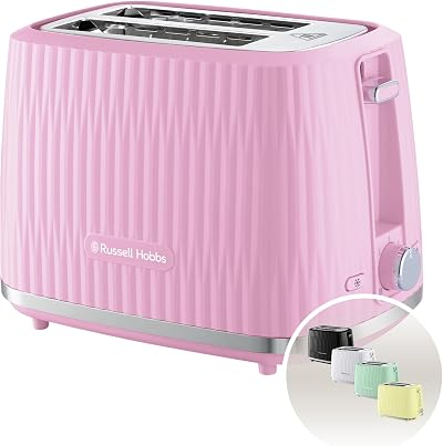 Russell Hobbs Eden 2 Slice Toaster Raspberry 6 Browning 800W High Lift
