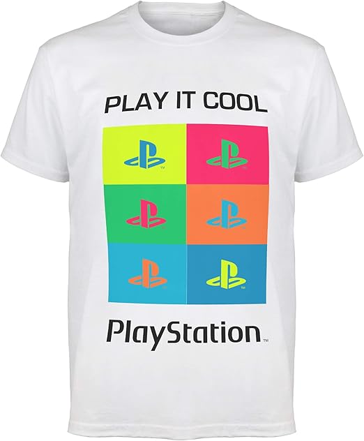 Playstation Play It Cool Boys TShirt Official Merchandise Ages 7