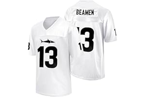 Amzdest Men's Willie Beamen #13 Football Jersey Jamie Foxx Any Given Sunday Movie Clothing for Party Gifts