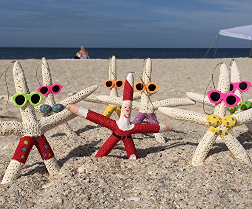 Natural Starfish Beach Couple - Holiday Ornament – Fun All Year – Perfect for Beach Christmas Tree - Thumbnail 4