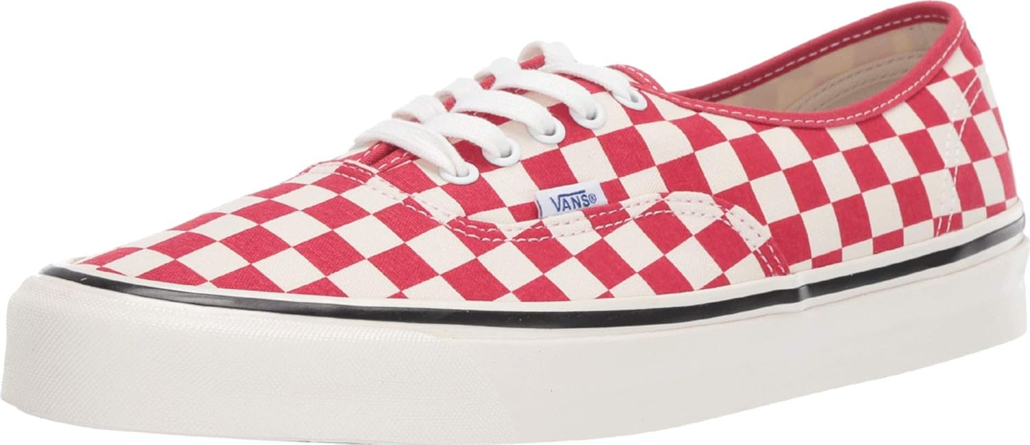 red check vans
