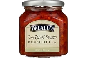 DeLallo Sun Dried Tomato Bruschetta 10.0 OZ (Pack of 2)