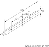 Bosch Series 2 Telescopic 60 cm Built-in Cooker Hood Silver view 7