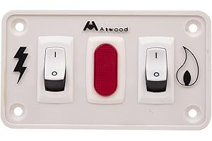 DOMETIC Atwood 91230 White Dual Panel Switch Kit