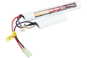 Evike Airsoft - Matrix High Performance 11.1V Butterfly Type Airsoft Li-Ion Battery (Model: 2000mAh - 15C / Small Tam)