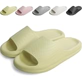 Kattmas Slides for Women &amp; Men - Bathroom Shower Shoes - Non Slip House Slippers - Lightweight Beach Sandals - With Arch Support - Ultra Light Quick Drying