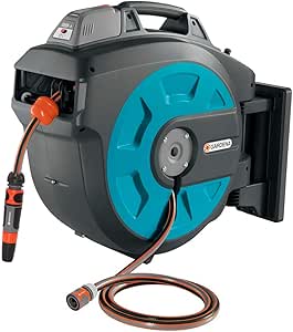 GARDENA 8025-20 - Caja de manguera montada en la pared, 35 roll-up