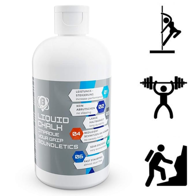 Boundletics Liquid Chalk - 250ml Flüssig Kreide - Magnesia für Besseren Grip