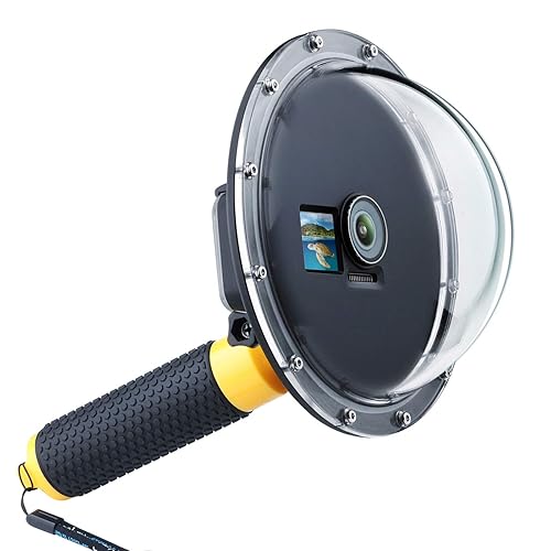 GEPULY Dome Port for DJI OSMO Action Camera, Dome Port Lens