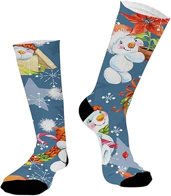 Download Amazon.com: INTERESTPRINT Workout Socks, Sublimated Crew ...