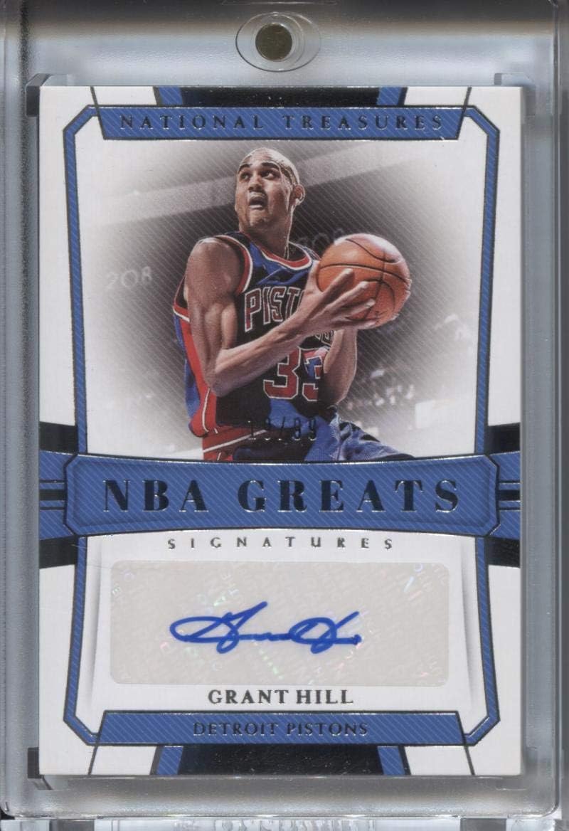 Grant Hill 2018-19 Panini National Treasures NBA Greats Signatures #4 19/99