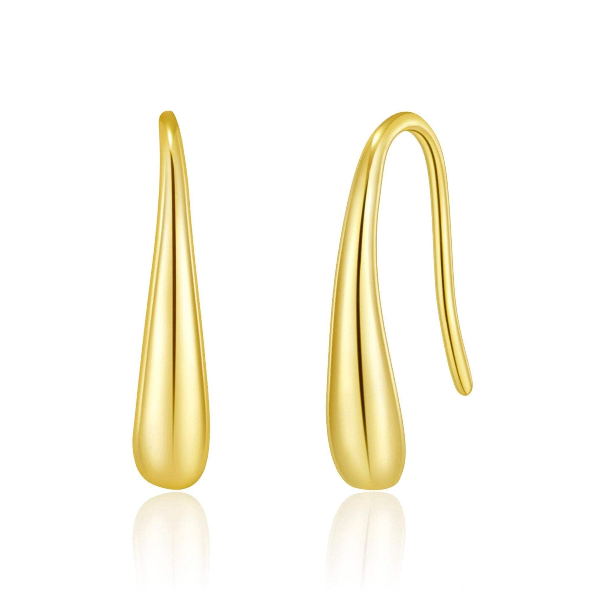 Philip Jones 18k Gold Plated Sterling Silver Teardrop Earrings