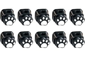 10PCS Desk Cable Organizers with Adorable Cats Paws Shape for Secure Cord Fixing and Organization Desk Cable Holder