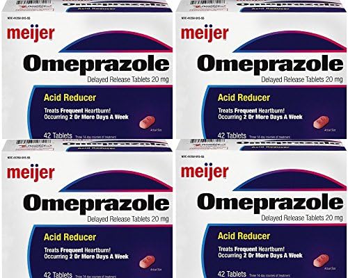 Omeprazole Delayed Release Tablets 20mg Acid Reducer 42 Tablets BOX, 168 Tablets- Buy More, Save More (4)