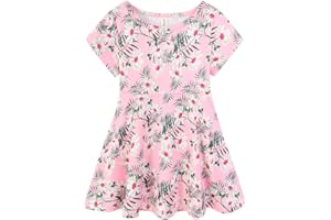 Mud Kingdom Little Girls Twirly Skater Dress for School Party Summer A-Line