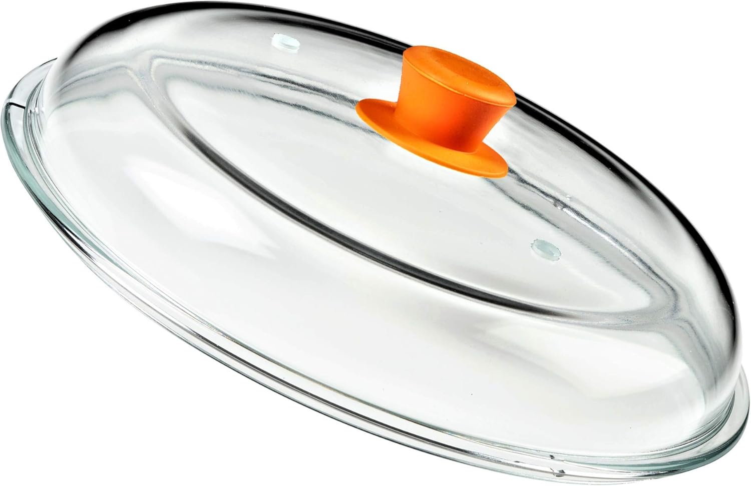 Bezrat Microwave Glass Plate Cover Splatter Guard Lid with Easy Grip