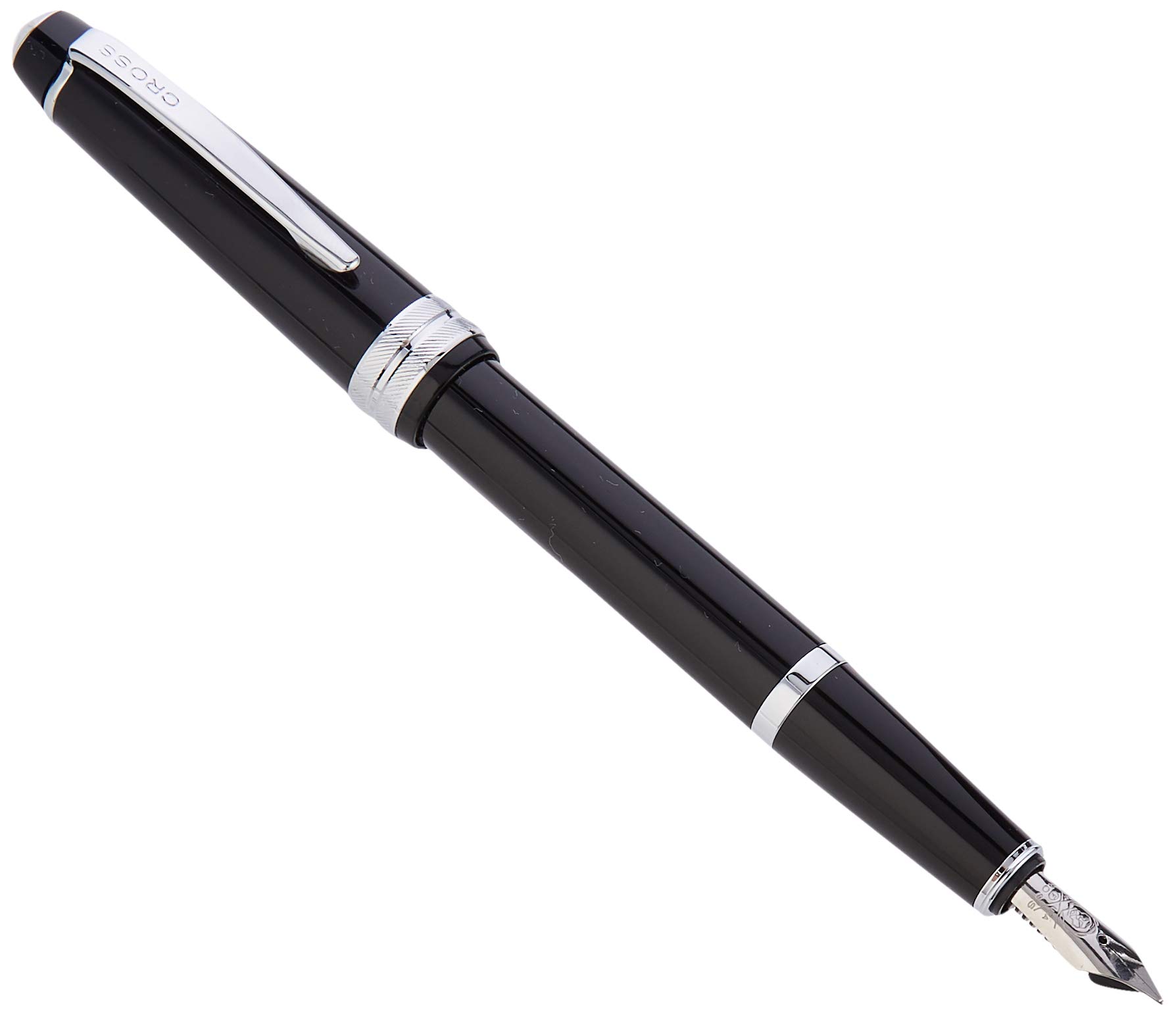 CROSS Bailey Light Polished Black Resin Fountain Pen - Fine Nib