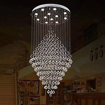 WEPAINTING 12 Glühbirnen 80 cm Kristall/Glühbirne enthalten/Designer