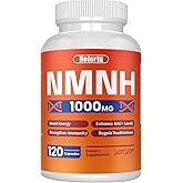 NMNH Supplement(Dihydronicotinamide Mononucleotide),Nicotinamide Mononucleotide for NAD+ Booster,1000mg per Serving,Supports Energy & Overall Health,120 Capsules