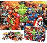 NEILDEN Disney Avengers Puzzles in a Metal Box 60