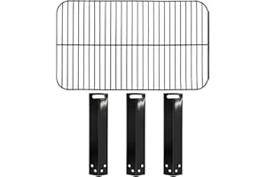 Criditpid Grill Replacement Parts for Expert Grill XG10-101-002-02 3 Burner Gas Grill, Cooking Grate & Heat Plates Tents Shields Kit for Expert Grill 3 Burner GBC1716W GBC2016W GBC2016WRS Grill Parts.