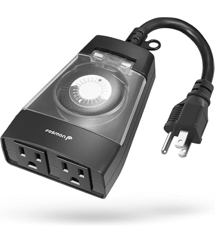thumbnail image 2 of Stanley TimeIt Outdoor Twin 2-Outlet Mechanical 24 Hour Timer 2 of 13