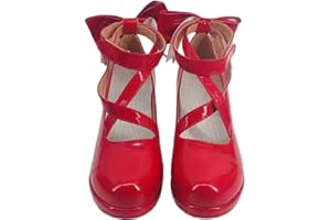 EGGPOD Cos Customised Cosplay Boots Boot Shoes Shoe for Puella Magi Madoka Magica Kaname Madoka