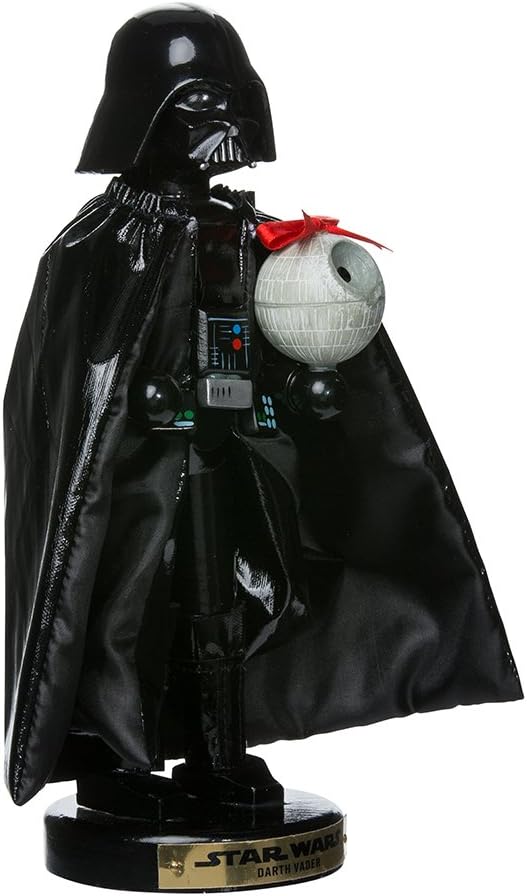 Nutcrackers - Kurt Adler Darth Vader with Death Star Nutcracker, 10-Inch,Black