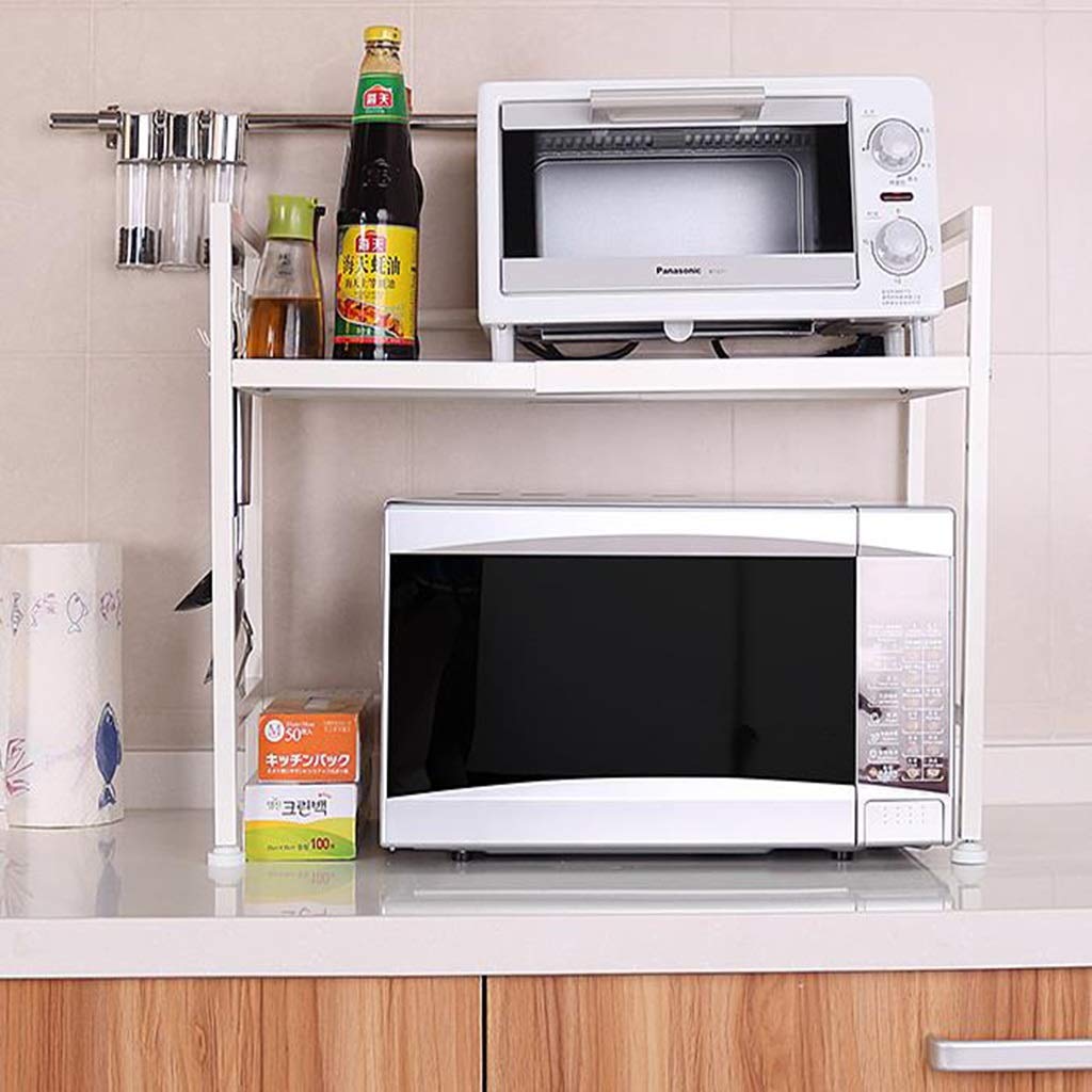 Estante De Pintura De Hierro Forjado 2 Capas Escalable Estante De ...