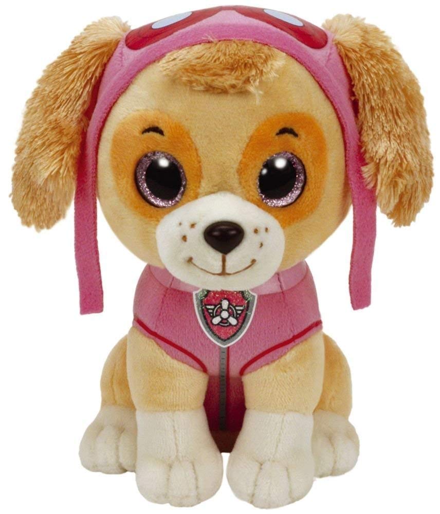 Ty Toys T41210 Skye Cockapoo-Paw Patrol-Reg, multicolor, 15cm
