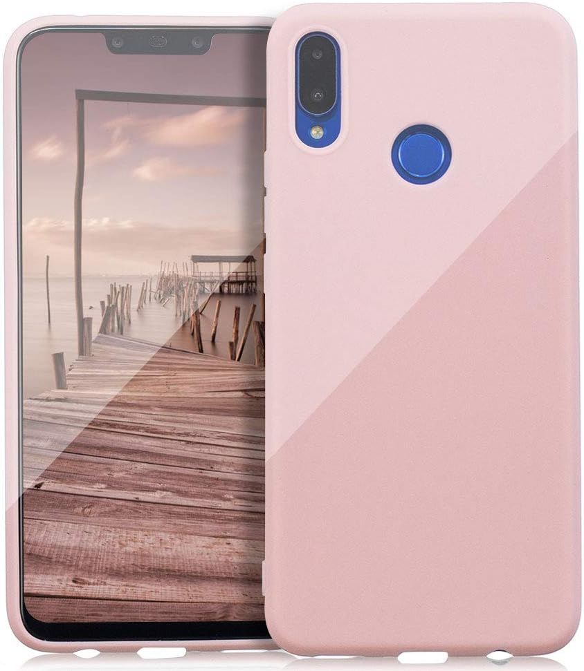 WIWJ Compatible with Huawei Nova 3i Case,[Candy Material]Soft Liquid Silicone Gel Rubber Case For Women Shockproof Protective Case Cover for Huawei Nova 3i-Light Pink