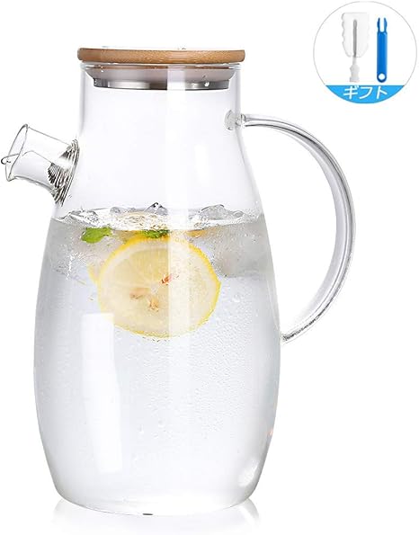 Amazon ガラスピッチャー 直火加熱 おしゃれ シンプルデザイン
