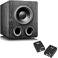 SVS PB-2000 Pro 12 Inch Ported Subwoofer with SoundPath Wireless Audio Adapter (Premium Black Ash)